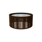 COFFEE TABLE 65 DIA WITH GLASS TOP (AHO/041/010)