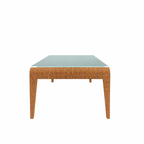 COFFEE TABLE WITH GLASS TOP (AHO/048/011)