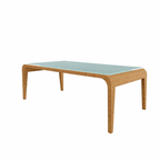 COFFEE TABLE WITH GLASS TOP (AHO/048/011)