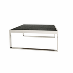 COFFEE TABLE WITH TEAK WOOD TOP (AHO/043/013)