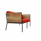 DOUBLE SEATER SOFA WITH CUSHIONS (AHO/042/003)