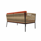 DOUBLE SEATER SOFA WITH CUSHIONS (AHO/042/003)