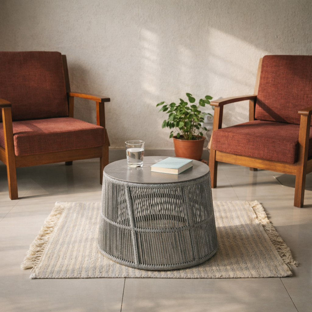 SIDE TABLE WITH HPL TOP AHO/090/009
