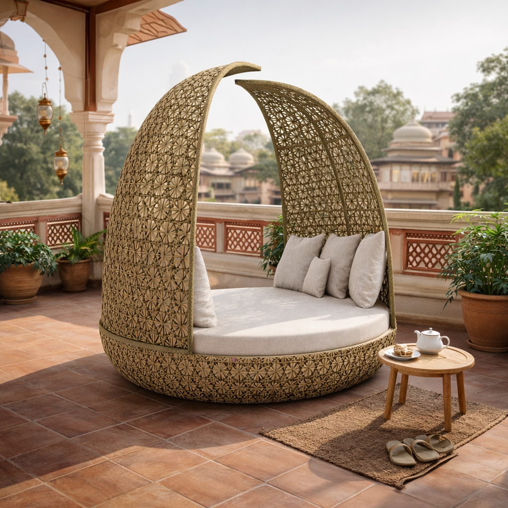 DAY BED WITH CUSHION (AHO/048/014)