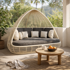 DAY BED WITH CUSHIONS (AHO/062/001)