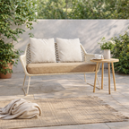 DOUBLE SEATER SOFA WITH CUSHION (AHO/047/006)