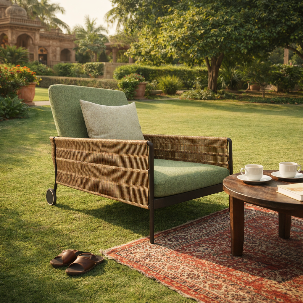 RECLINING ARMCHAIR WITH CUSHION (AHO/014/020)
