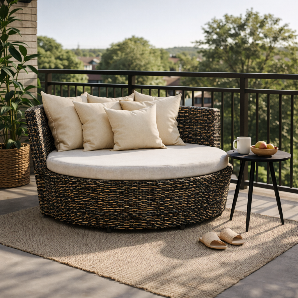 DAY BED WITH CUSHION (AHO/010/001)