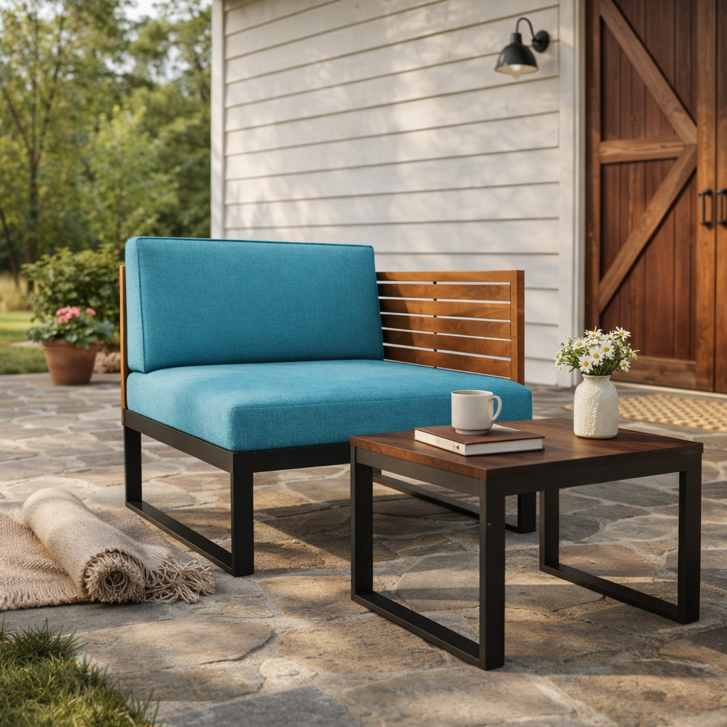 MODULAR LEFT ARM SOFA WITH CUSHION (AHO/043/008)