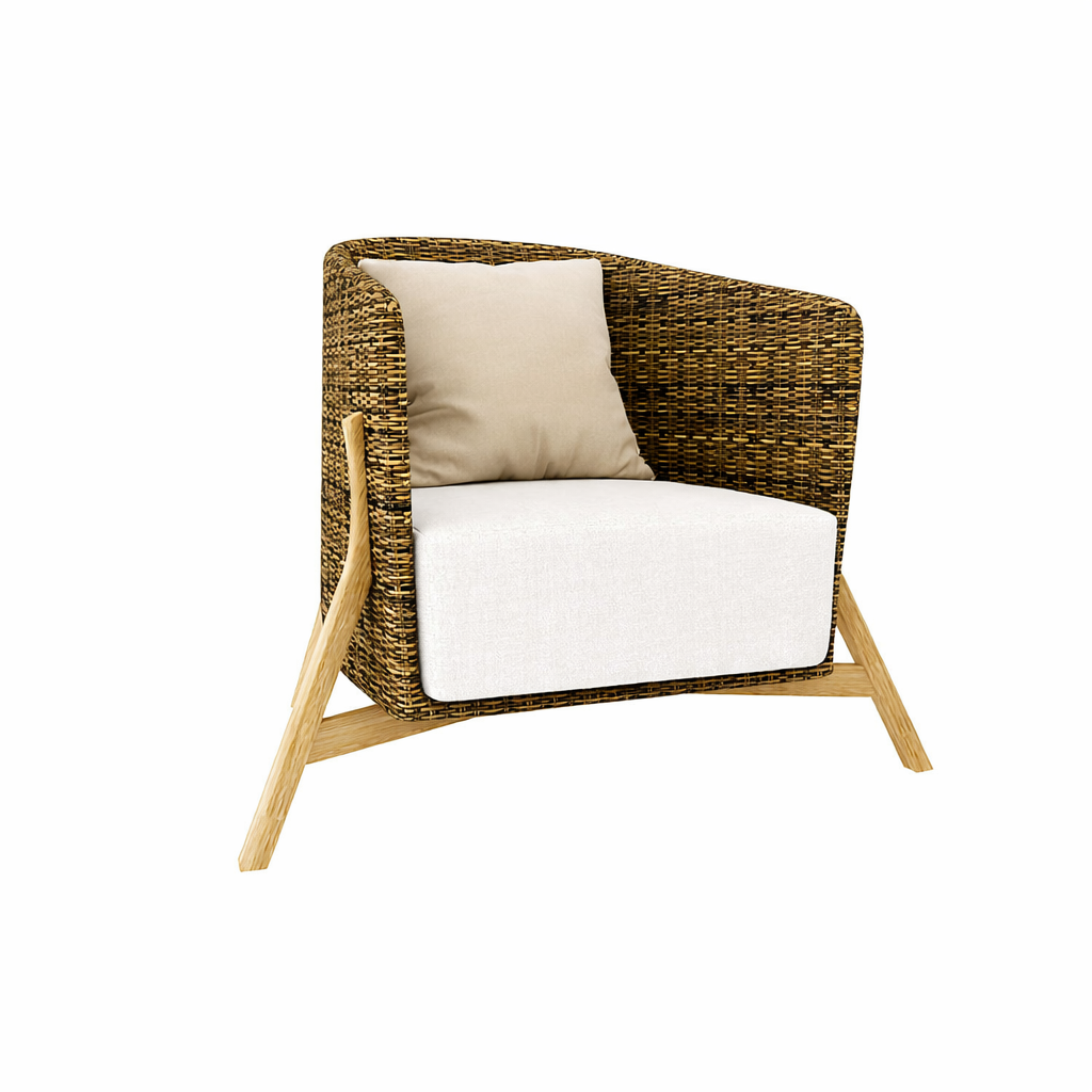 CLUB ARMCHAIR WITH CUSHION (AHO/016/002)