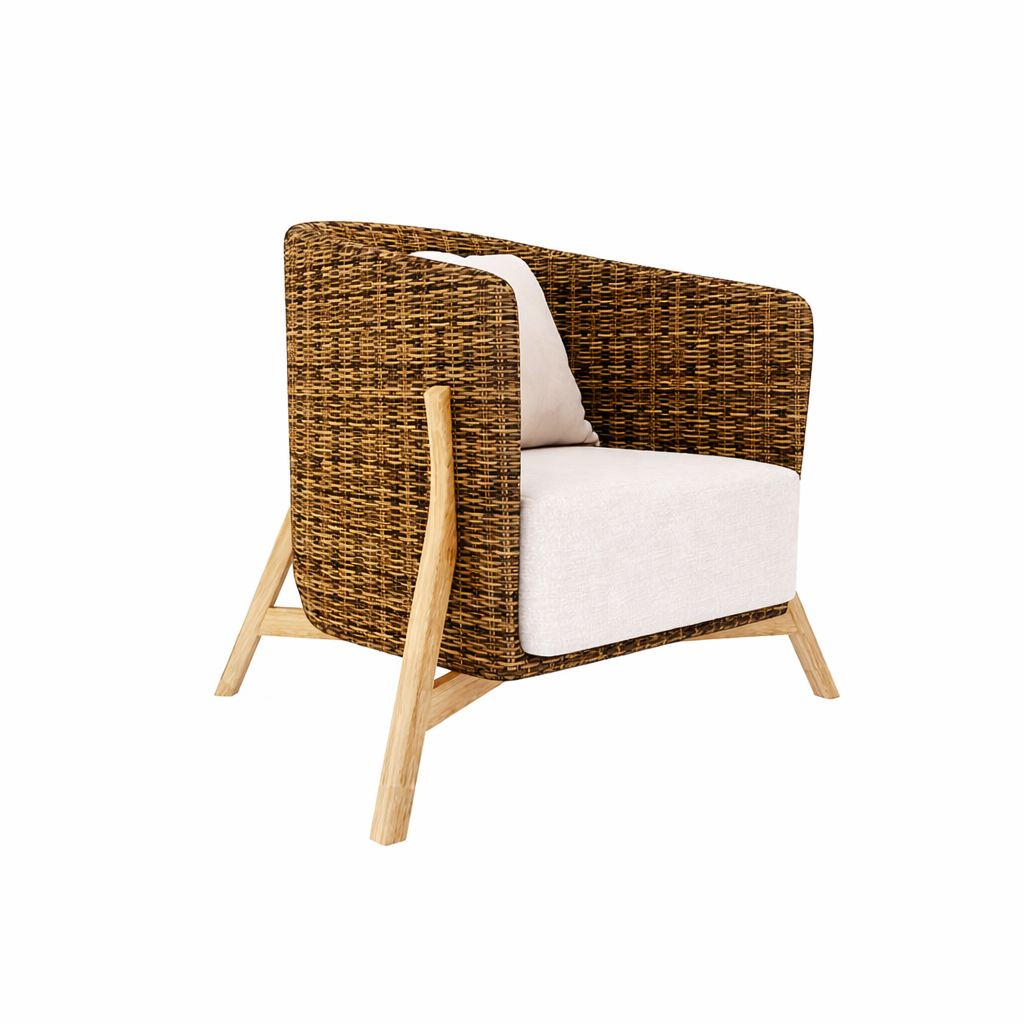 CLUB ARMCHAIR WITH CUSHION (AHO/016/002)