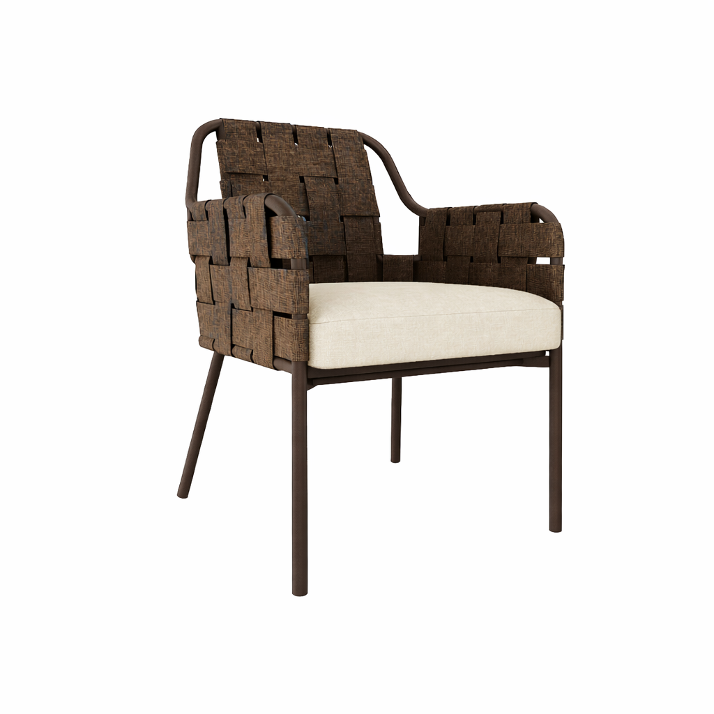 DINING ARMCHAIR WITH CUSHION (AHO/040/001)