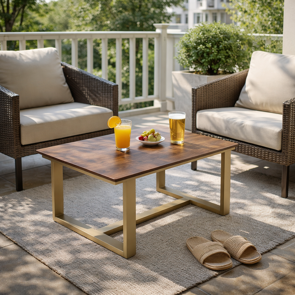 COFFEE TABLE WITH HPL TOP AHO/088/006