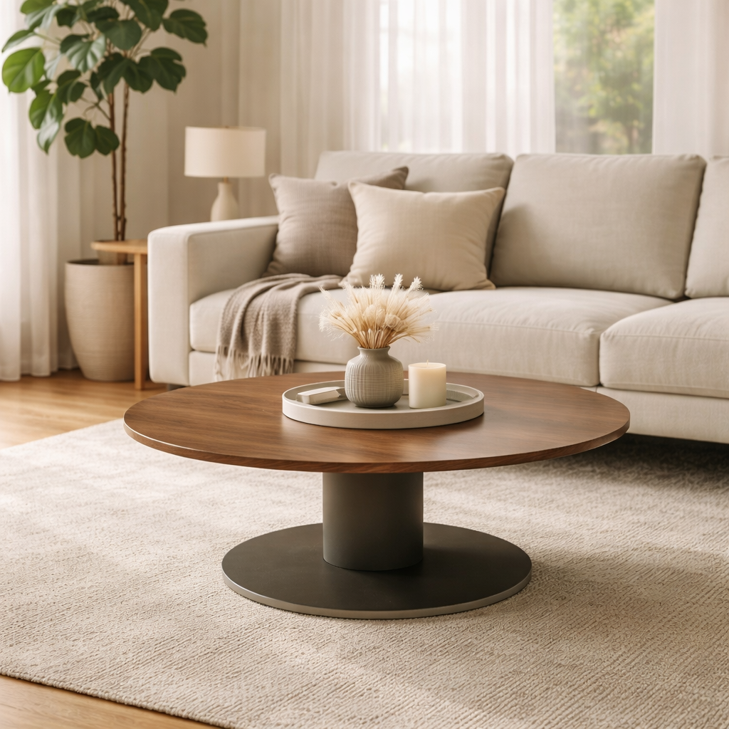 LOW TABLE WITH HPL TOP (AHO/038/004)