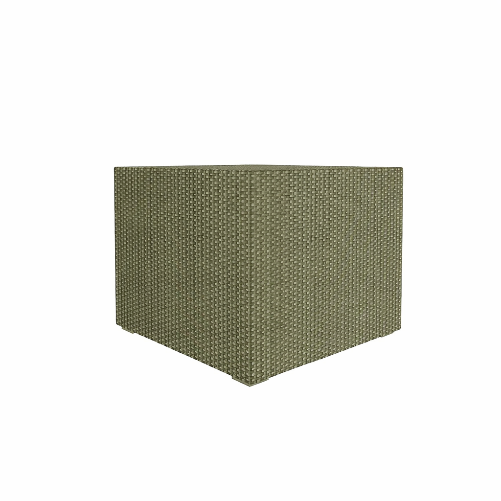 CLOSED SIDE TABLE WITH GLASS TOP (AHO/009/014)