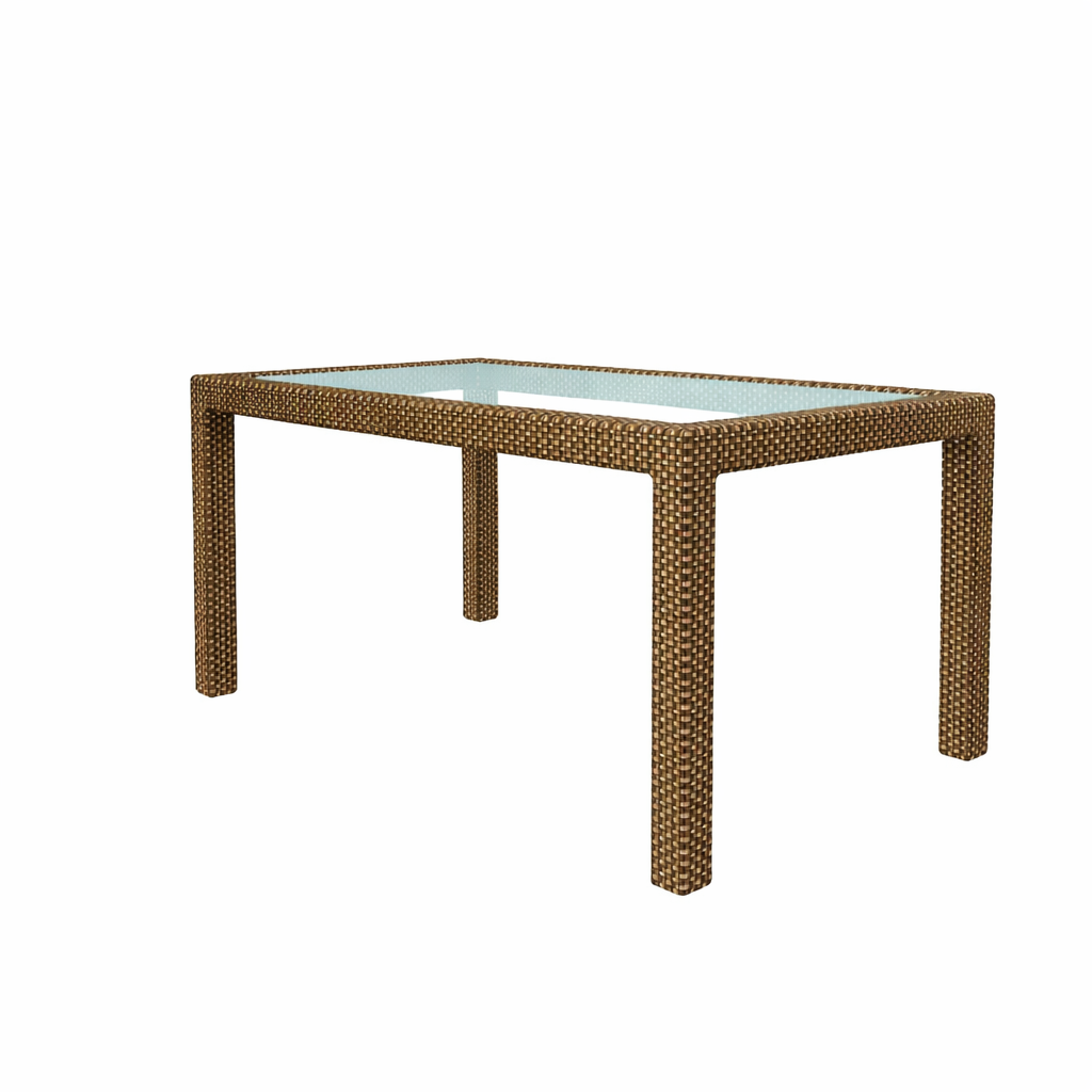 COFFEE TABLE WITH GLASS TOP (AHO/032/006)