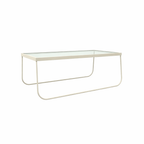COFFEE TABLE WITH GLASS TOP (AHO/047/009)