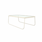 COFFEE TABLE WITH GLASS TOP (AHO/047/009)