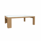 COFFEE TABLE WITH GLASS TOP (AHO/050/007)