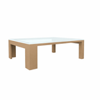 COFFEE TABLE WITH GLASS TOP (AHO/050/007)
