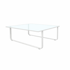 COFFEE TABLE WITH GLASS TOP (AHO/061/010)