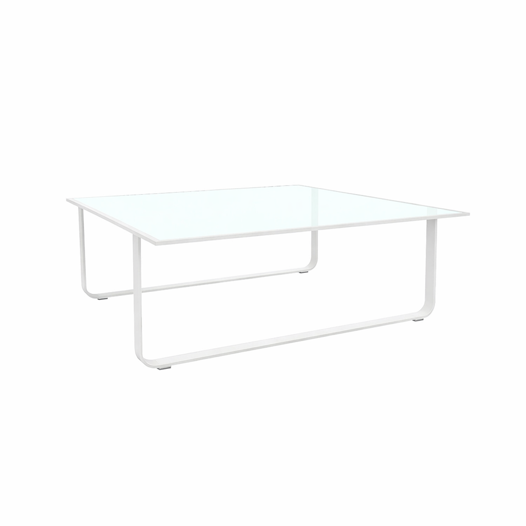 COFFEE TABLE WITH GLASS TOP (AHO/061/010)