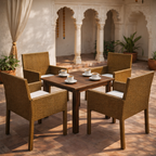 DINING ARMCHAIR WITH CUSHION (AHO/003/001)