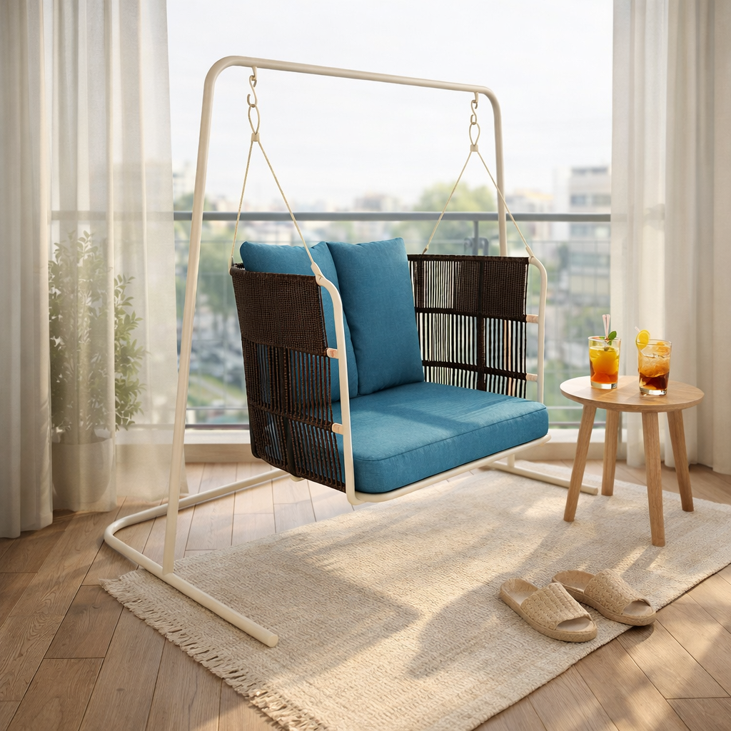 DOUBLE SEATER SWING WITH CUSHIONS (AHO/041/012)