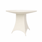 DINING TABLE 100 CM ROUND WITH GLASS TOP (AHO/001/004)