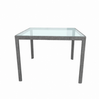 DINING TABLE WITH GLASS TOP (AHO/005/003)