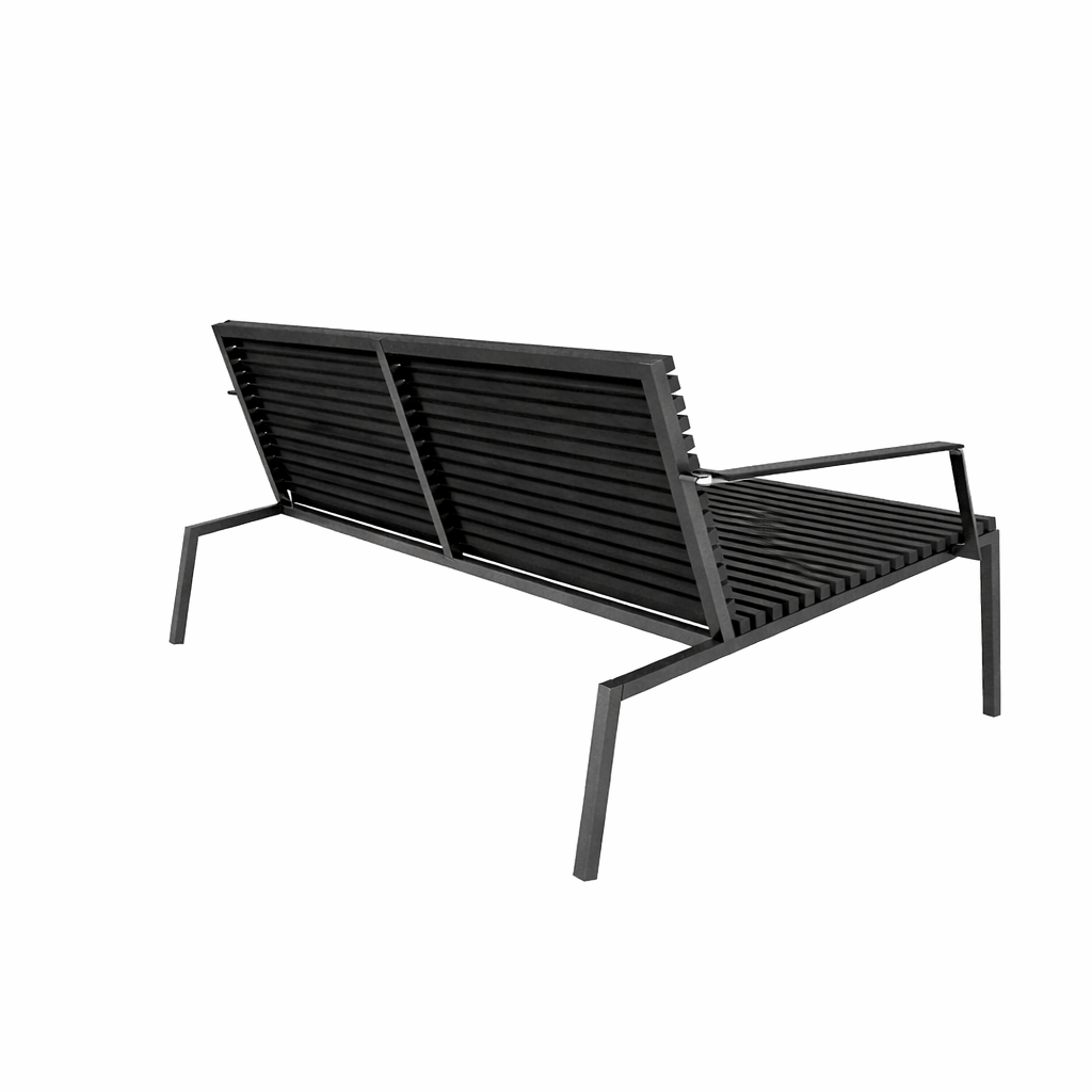 DOUBLE LOUNGE CHAIR WITH CUSHION (AHO/045/017)