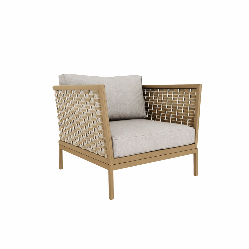 SINGLE SEATER SOFA WITH CUSHION (AHO/027/002)