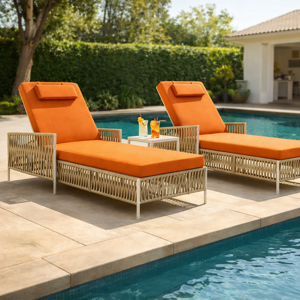 LOUNGER WITH CUSHIONS (AHO/042/004)