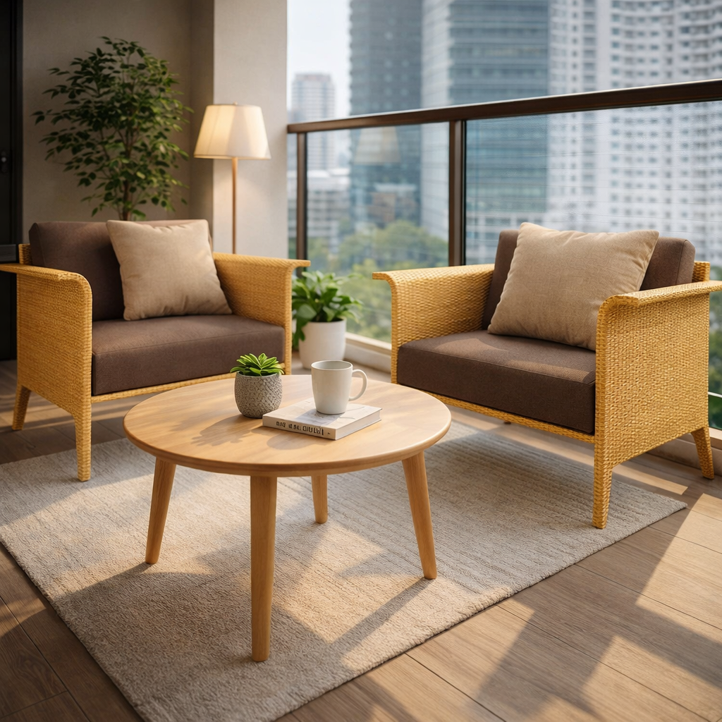 SINGLE SEATER SOFA WITH CUSHION (AHO/018/008)