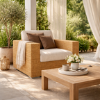 SINGLE SEATER SOFA WITH CUSHION (AHO/022/006)