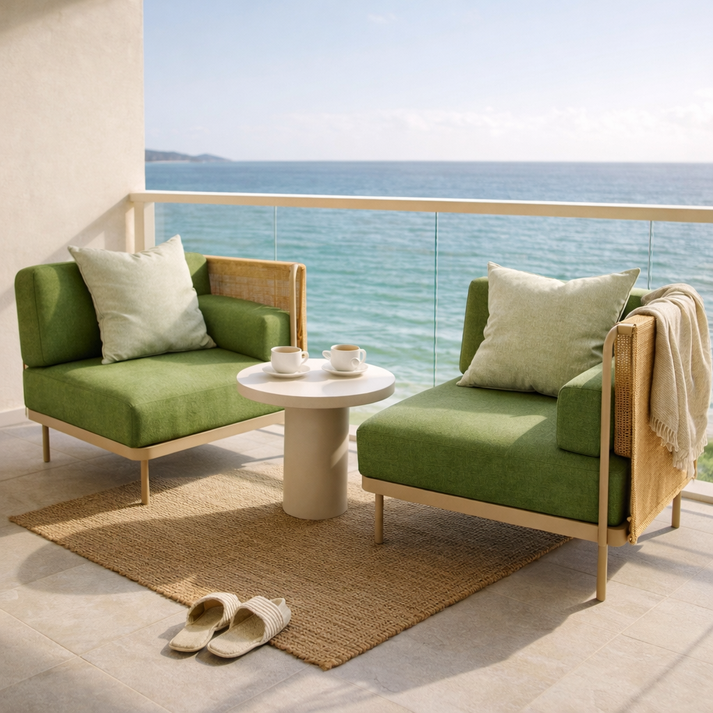 MODULAR ARMCHAIR LEFT ARM WITH CUSHION (AHO/014/015)