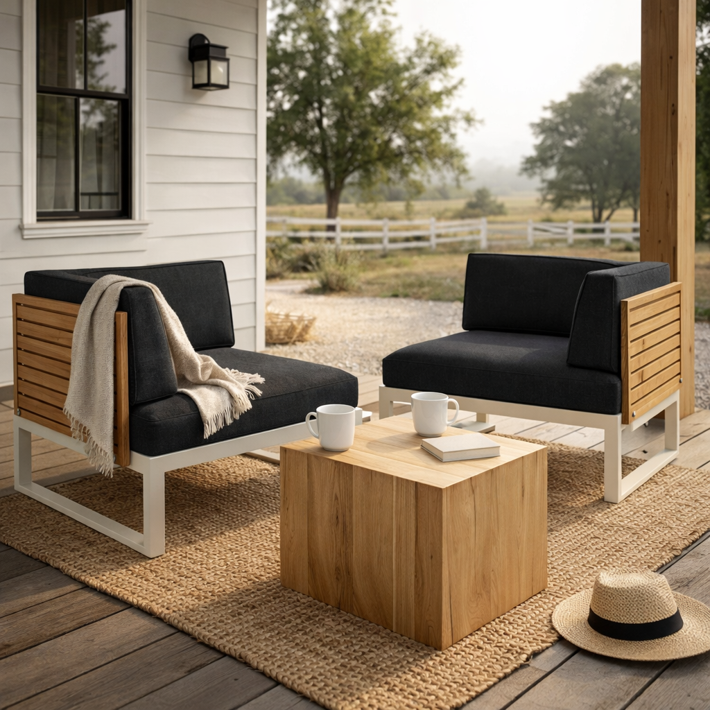 MODULAR CORNER SOFA WITH CUSHION (AHO/043/010)