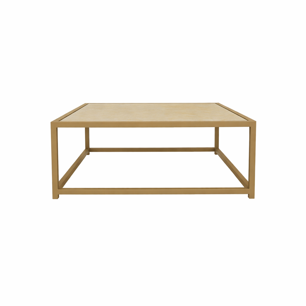 COFFEE TABLE WITH GLASS TOP (AHO/027/014)