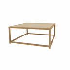 COFFEE TABLE WITH GLASS TOP (AHO/027/014)