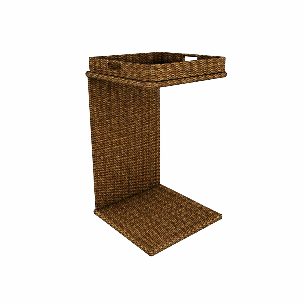 HIGH SQUARE TABLE WITH TRAY (AHO/022/017)