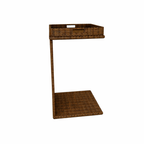 HIGH SQUARE TABLE WITH TRAY (AHO/022/017)
