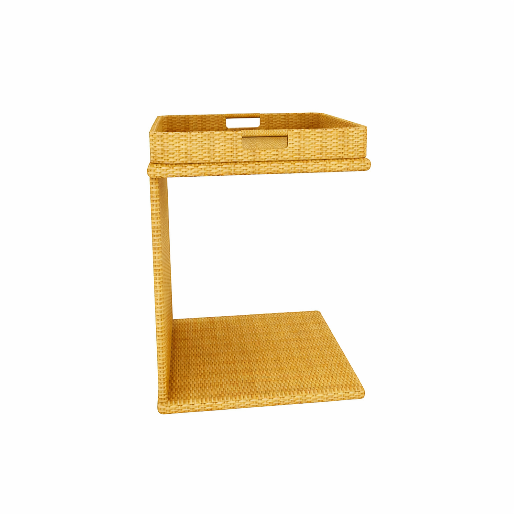 LOW SQUARE TABLE WITH TRAY (AHO/022/016)