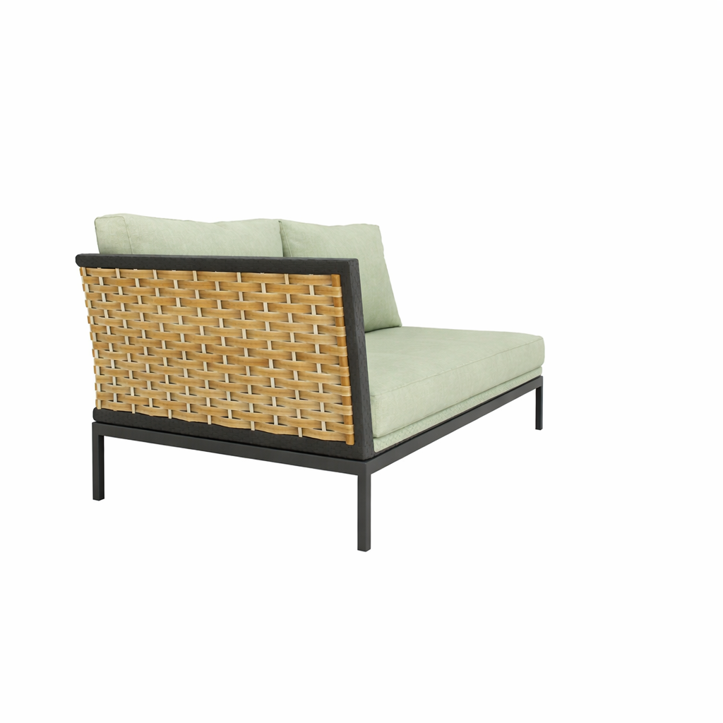 MODULAR RIGHT SOFA DOUBLE SOFA WITH CUSHION (AHO/027/007)