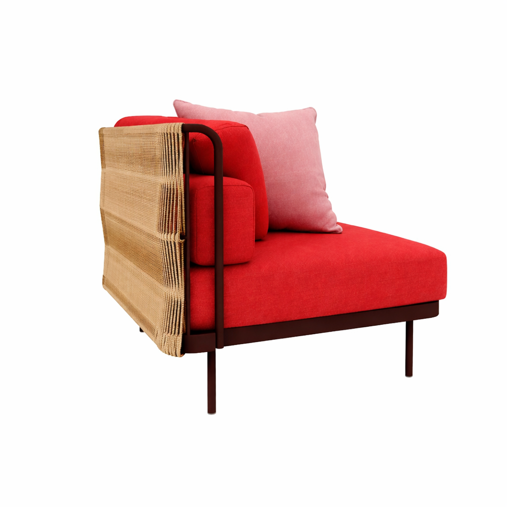 MODULAR ARMCHAIR RIGHT ARM WITH CUSHION (AHO/014/014)