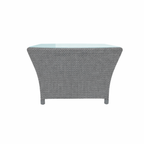 LOW SIDE TABLE WITH GLASS TOP (AHO/001/014)