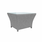 LOW SIDE TABLE WITH GLASS TOP (AHO/001/014)