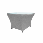 LOW SIDE TABLE WITH GLASS TOP (AHO/001/014)