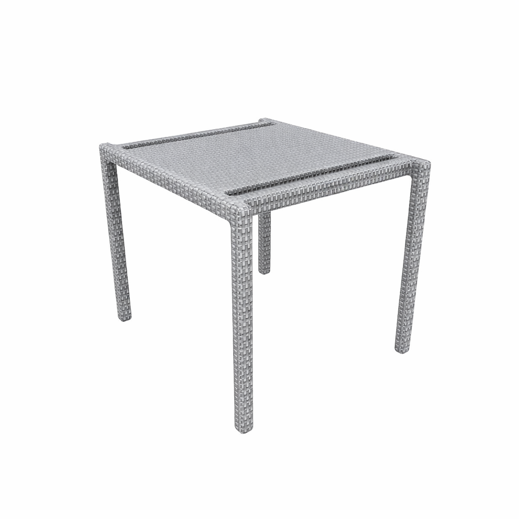 SIDE TABLE WITH GLASS TOP (AHO/005/016)
