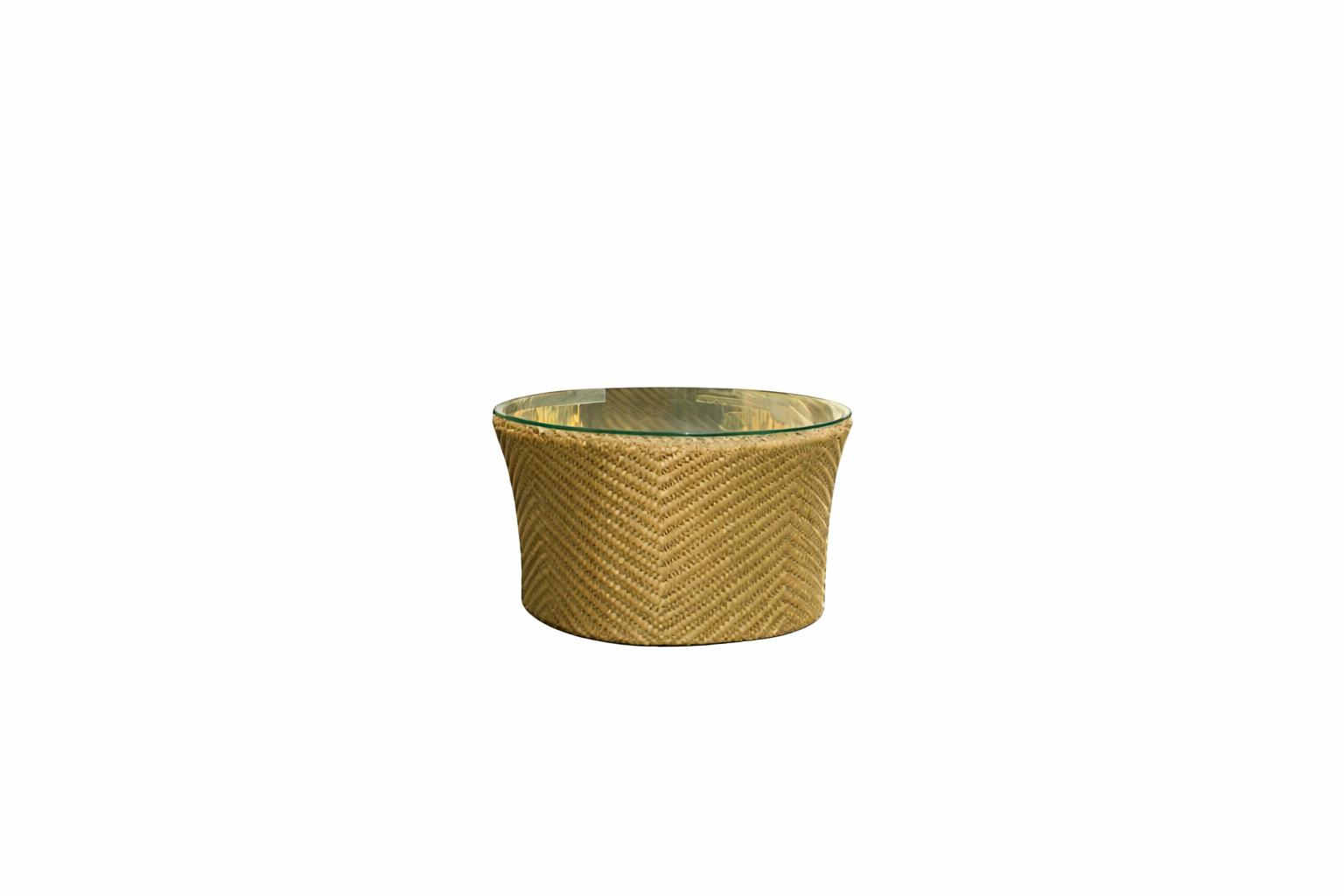 SIDE TABLE WITH GLASS TOP (AHOL/102/005)