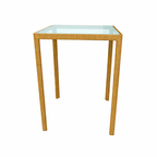 BAR TABLE WITH GLASS TOP (AHO/005/005)